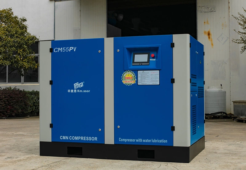 No Oil Water Injected Screw Air Compressor
